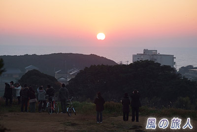 千葉県犬吠埼（2014年）　初日の出の写真