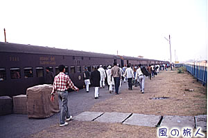 インドの寝台列車の写真