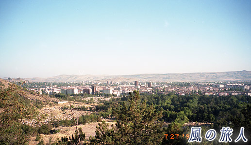 日の当たるカイセリ市街　カイセリ　トルコ旅行記96'の写真