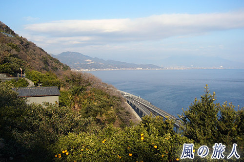 旧東海道、薩た峠の眺め　御前崎、初日の出ツーリング06'の写真