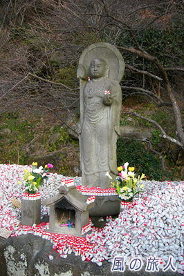 お願い地蔵尊とプチ地蔵達　日本寺　清澄山初日の出ツーリング07'の写真
