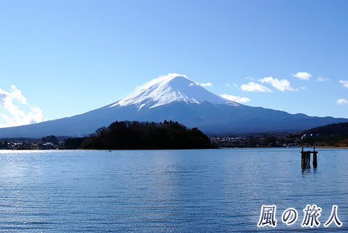 河口湖と富士山　超極寒の富士五湖初日の出ツーリング08'