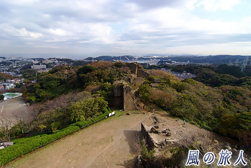 展望台からの眺望の写真　鷹取山　三浦半島コロッケツーリング11'