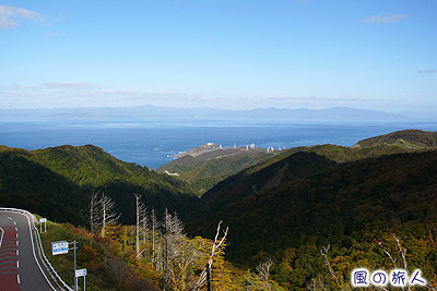 竜飛岬と北海道の写真