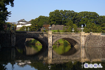 皇居の二重橋の写真