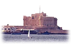 ファロスの大灯台跡地の要塞の写真
