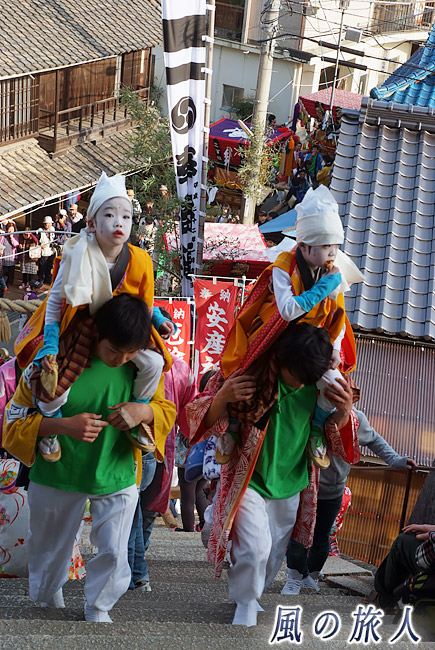 幸崎神社へ　能地春まつり2015年の写真