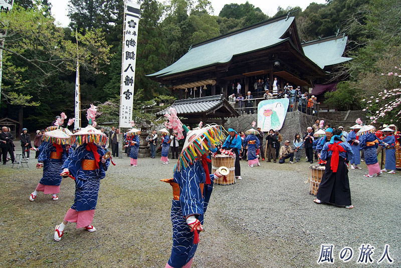 花踊り　御調八幡宮春季例祭2015年の写真