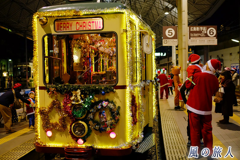 サンタさんと記念撮影　クリスマス電車2016の写真