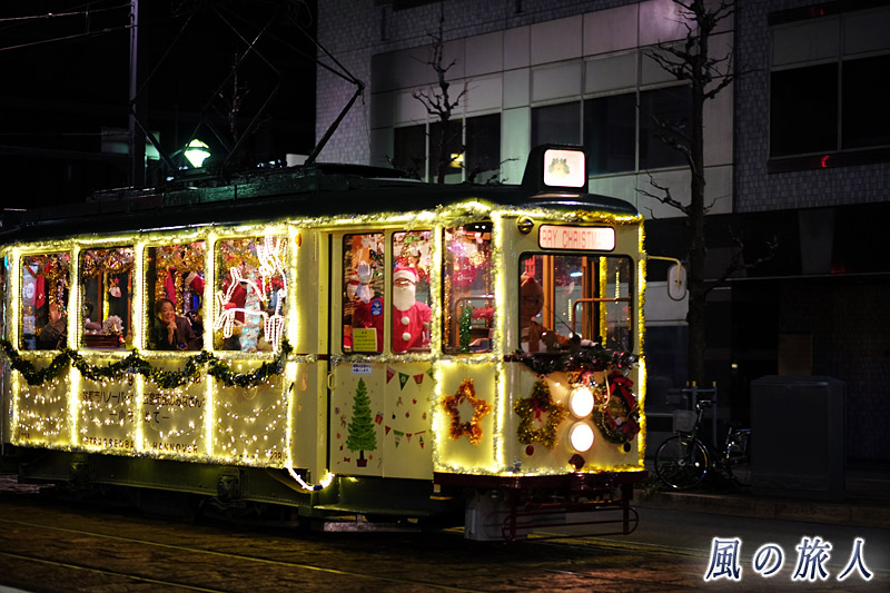 クリスマス電車の様子　クリスマス電車2017の写真