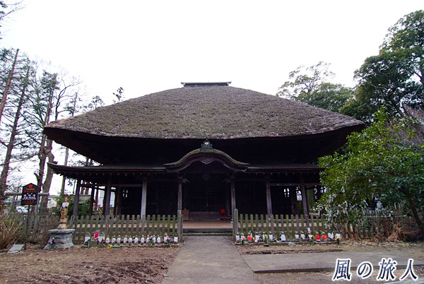 妙福山佐竹寺の本堂の写真