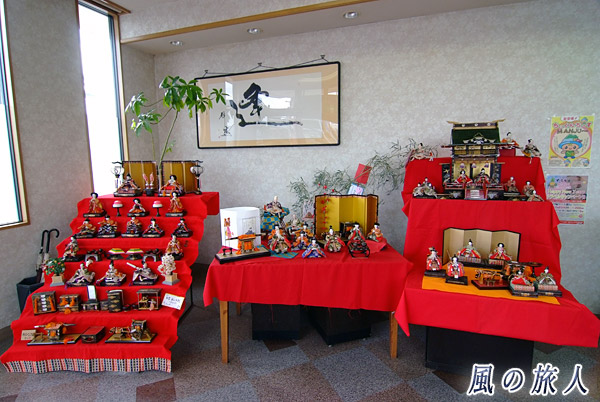 筑西雛祭りひなめぐり　立川菓子店の展示の写真