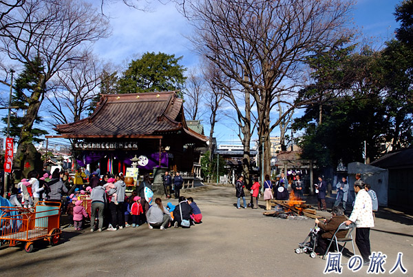 当日の境内の様子　丸子山王日枝神社のびしゃ祭の写真