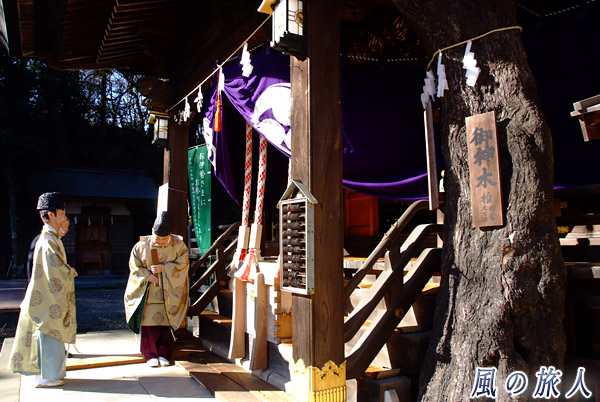 神事　子之神社のオマトの写真
