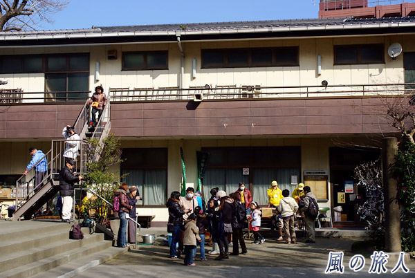 海苔の製作体験会場　厳島神社例祭・海苔祭の写真