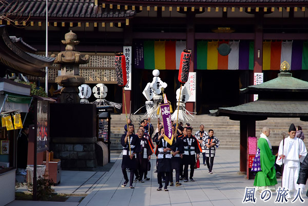 川崎古式消防記念会　聖徳太子年祭とはしご乗りの写真