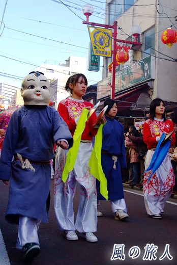 パレード　横浜中華街の祝舞遊行の写真