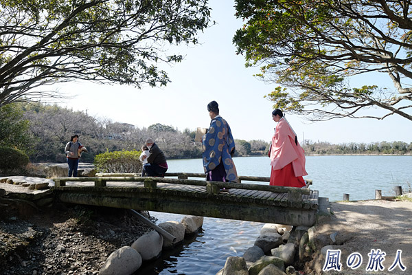 宮地嶽神社流し雛神事　禊池の写真