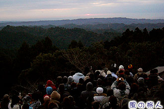 2007年清澄山での初日の出の写真