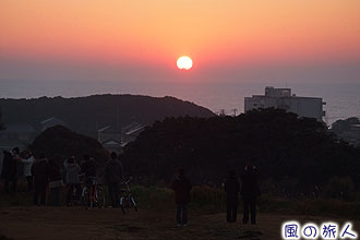 2014年犬吠埼での日の出の写真