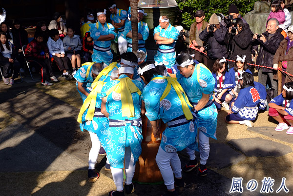ナラシとネリ　南大塚の餅つき踊りの写真
