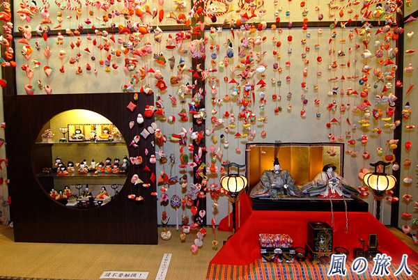 和風の展示　稲取温泉 雛のつるし飾りまつりの写真