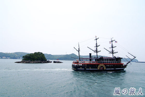 下田の海と黒船　お吉祭り（下田）の写真