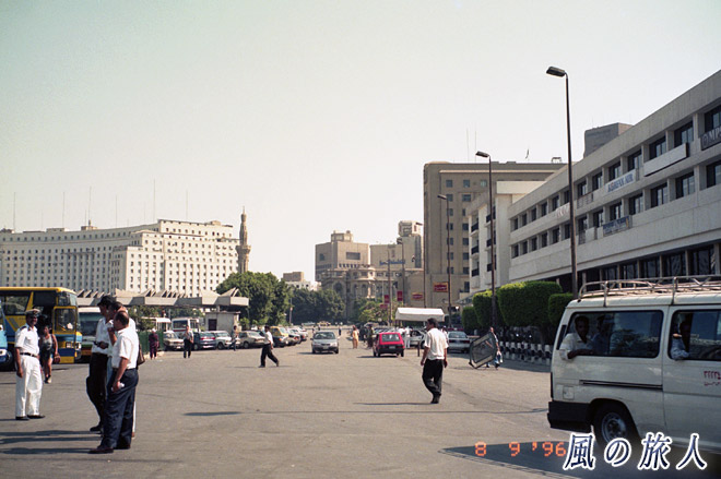 タハリール広場　カイロの町の写真