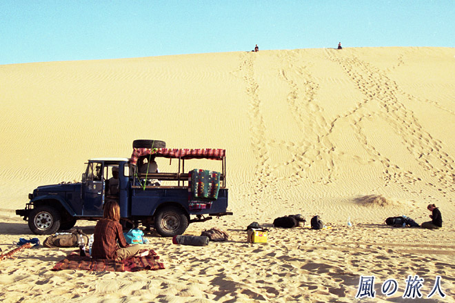 砂丘の朝　サハラ砂漠ツアー（シワ～バハレイヤ）の写真　Sahara Desert Tour　Siwa to Bahariyya