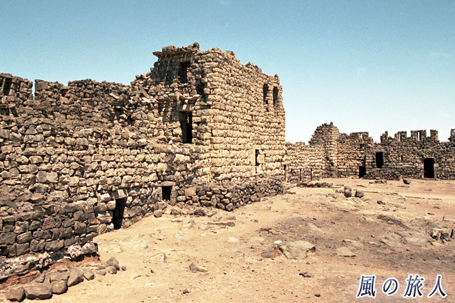 城塞の内部　アズラク城の写真