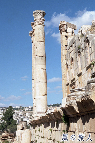 ゼウス神殿　ジェラシュ遺跡の写真