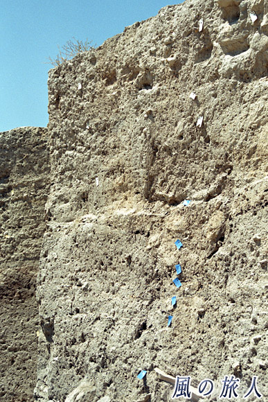 地層　ペラ遺跡の写真