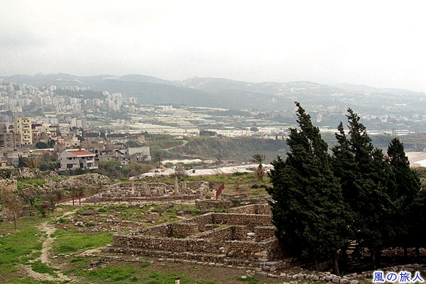 遺跡の南側２　ビブロス遺跡の写真