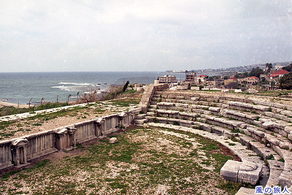 小さな円形劇場　Roman Theater　ビブロス遺跡の写真