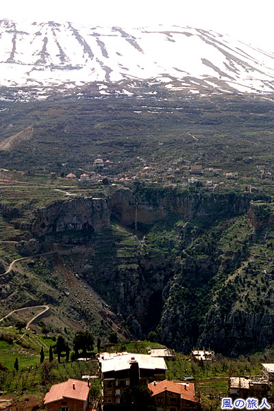 カディーシャ渓谷の一番奥の写真