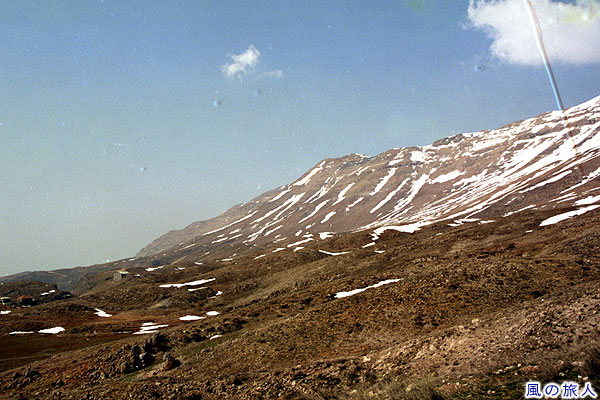 レバノン山脈の様子