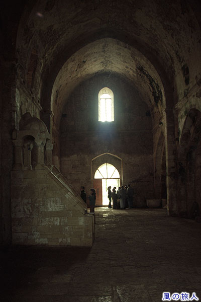 モスクの部屋　クラック・デ・シュヴァリエの内部