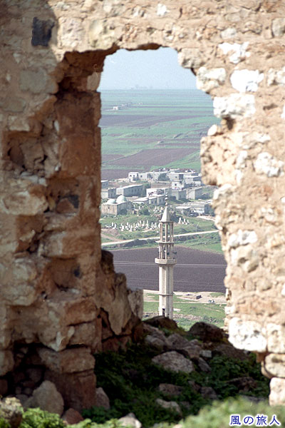 城から眺める　シャイザール城砦