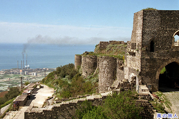 丘の上のマルガット城　マルカブ城(Marqab)