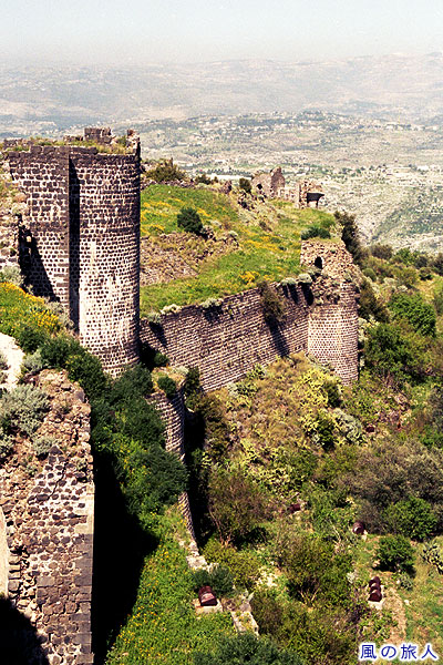 マルガット城の城壁　マルカブ城(Marqab)