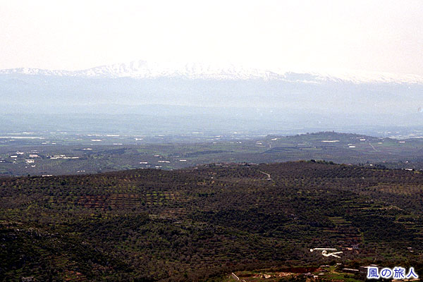 レバノン山脈　シャステル・ブランからの眺め