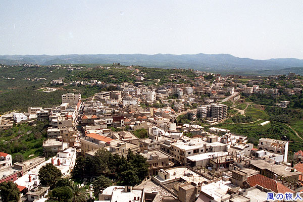 サフィータの町並み２　シャステル・ブランからの眺め