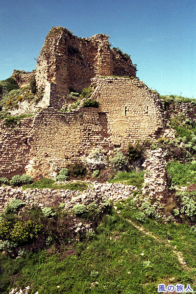 サラディン城の遺構１　サラディン城