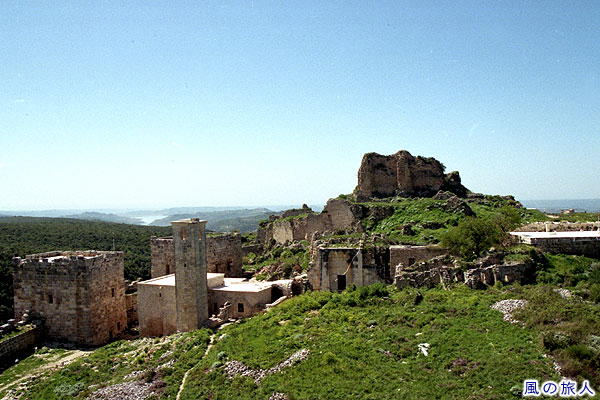 城の上部の様子　サラディン城