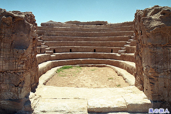 小さな円形劇場　ドゥラ・エウロポス遺跡