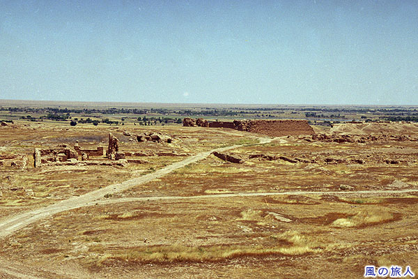 ドゥラ・エウロポス遺跡の様子　ドゥラ・エウロポス遺跡