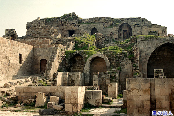 アレッポ城の遺構　アレッポ城の写真