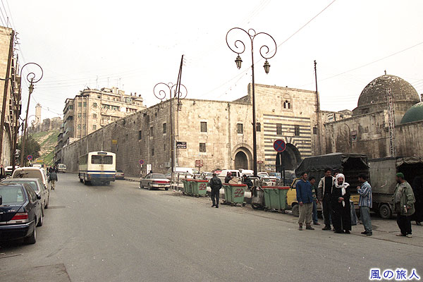 キャラバンサライ　アレッポの旧市街の写真　Khan Al Wazir