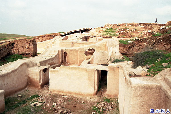 宮殿跡付近　エブラ遺跡の写真