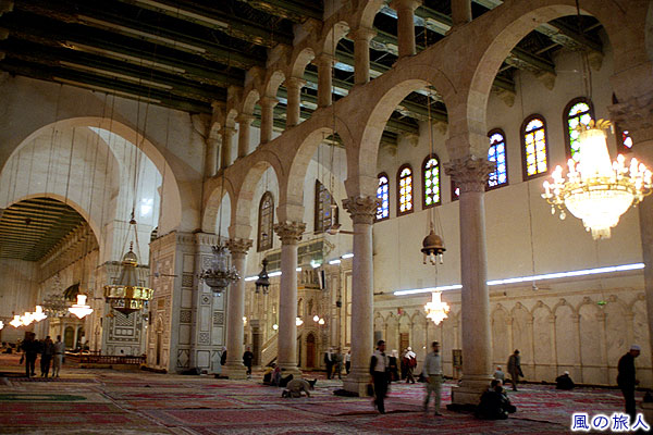 ウマイヤド・モスクの内部３　ウマイヤド・モスク　Umayyad Mosque